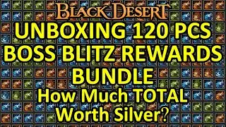 Распаковка набора наград &laquo;120 Boss Blitz&raquo;: сколько серебра я получу? (Black Desert Online) BDO