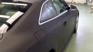 2010 Audi S5 Prestige in Matte Black Wrap