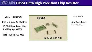 Ultra High Precision FRSM Resistor