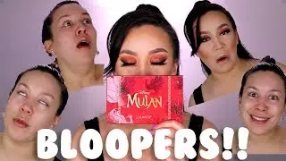 BLOOPERS! From My ColourPop Mulan Collection Tutorial