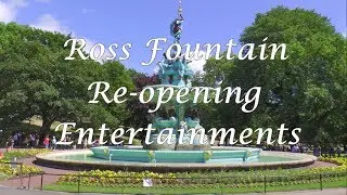 Ross Fountain Re-opening Entertainment in Princes Street Gardens