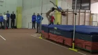 Tina Kralj 168 cm High Jump 6 steps Mednarodni miting Ljubljana 2017