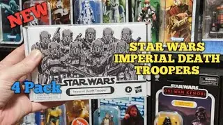 STAR WARS TVC: IMPERIAL DEATH TROOPERS 4PACK | HasbroPulse Exclusive #figure #toys #starwars