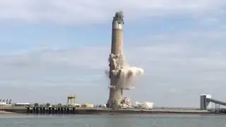 Kingsnorth Chimney demolition
