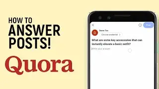 Как ответить на вопрос в приложении Quora
