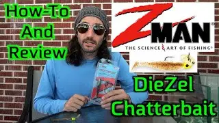 Zman DieZel Chatterbait ** Инструкция и обзор ** Ловля морского окуня, крапчатой ​​форели и камбалы
