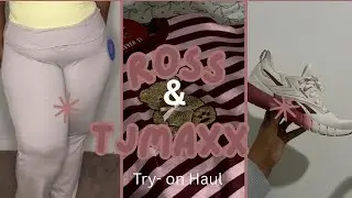 ROSS & TJMAXX  TRY - ON HAUL | Erika Burgess #tryonhaul #ross #tjmaxx #fashionhaul #shortvideo 