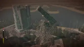 Destroying the earth in megaton rainfall