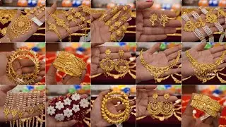Light weight gold jewellery design/Gold Earrings/Necklace/Sakha Pola/Ring/pearl necklace/Sita har/