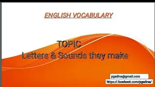 ABC Learn English Alphabets with PGS E-LEARNING