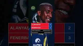 Trendyol S&uuml;per Ligin 18. haftasında Fenerbah&ccedil;e, deplasmanda Alanyaspor'u 3-2 mağlup etti.