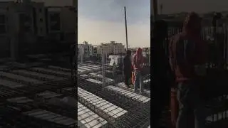 Slab construction🚧#slabconstruction#slab#slabwork#construction#civilworks#youtubeshorts#feedshorts