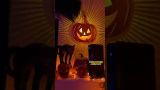 LED flashing #jackolantern #targethalloween #halloween2023 #spooky #hydeandeek #codeorange #spooky
