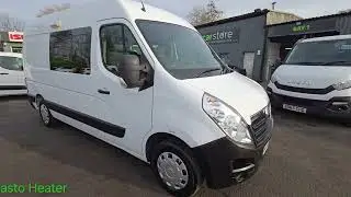 BK69SKA Vauxhall Movano Mess van 5d 128 bhp Euro 6 Diesel in White on 43,000 Miles 