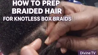 Hair Parting For Plaiting Relaxing Hair Session Divine TV Live