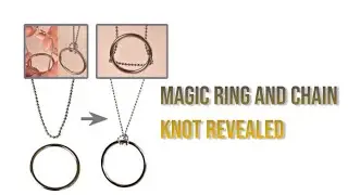 Magic Ring and Chain Knot tutorial #gimmick #illusion #magic