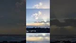4K Calm Ocean Waves Ambient Scenery | Atlantic Coast | No Music | 1 Hour Loop