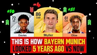💥 BAYERN MUNICH NOW 🆚 5 YEARS AGO 🔥 ft. Davies, Muller, Olise