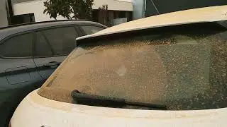 Sand storm Spain #Sahara Africa dust storm covers Spain 2022 #shorts