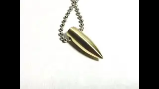 Making a bullet pendant