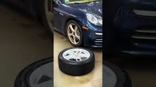 Porsche Panamera Tire Change #porsche #service #alphacars