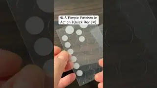 NUA Pimple Patch Review | It works 💯 (See it in action) #pimple #acnepatch #pimplepatch