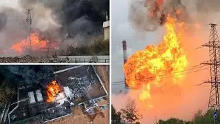 УКРАИНА НАНЕСЛА УДАРЫ ПО ЭЛЕКТРОСТАНЦИИ В ОККУПИРОВАННОМ ДОНЕЦКЕ, ОТКЛЮЧИВ ЭЛЕКТРОСНАБЖЕНИЕ КЛЮЧЕ...