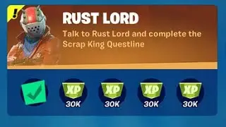 Collect Wood, Metal, and Stone | RUST LORD Stage 1 - Fortnite