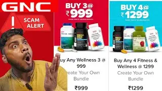 GNC sale Buy 3 at ₹999 SCAM ?