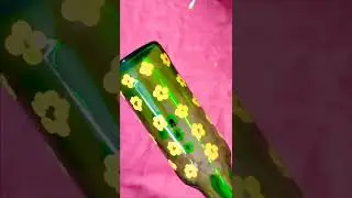 DIY-Quick and Easy Bottle Art | Beginners Special | Dot flowers