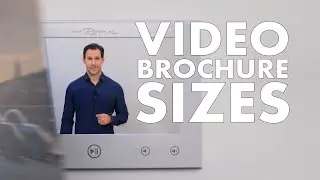 Video Brochures Screen Sizes - theVideoCards