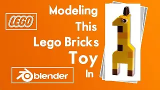 Modeling a Toy In Blender Using Lego Bricks II  With The Help Of Reference Image II