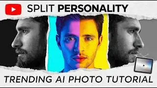Mind-Blowing Split Personality Portrait! - how to make cinematic AI photo using Nano Banana