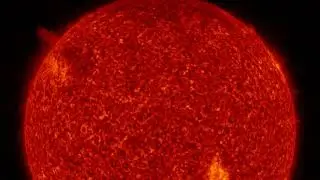 New active region on the Sun (October 20-24 2020, 304 &Aring;ngstr&ouml;m)
