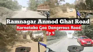 Ramnagar to Anmod Ghat karnataka Goa road, Ep9, most dangerous road in history, hero xpulse bikeride