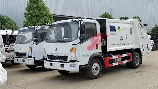 HOWO 10CBM rear loader truck on promotion