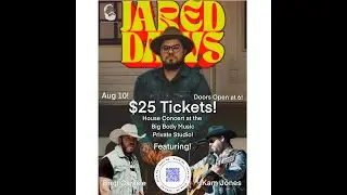 Jared Daws Live at the Big Body Music Private Studio!