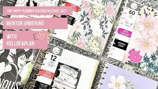 The Happy Planner Spring 2022 Teacher Release- Mentor Unboxing