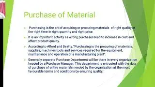 Cost Accounting- Material- Tutorial I