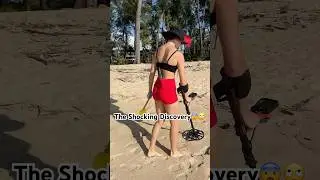 The Shocking Discovery😨🙄What Did I Uncover on the Beach? 🏖️ Write in the comments 🔥 Subscribe ❤️