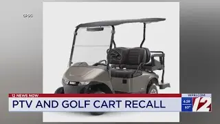 Thousands of golf carts, PTV's recalled due to fire risk