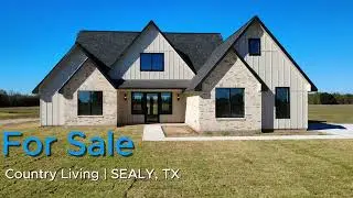 Modern Farmhouse on 1.2 Acres | New Construction in Sealy, TX
