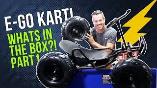 Electric Go-Kart Build Part 1 - Unboxing & Converting a Gas Go Cart to Electric &ndash; #diy #gokart #ev