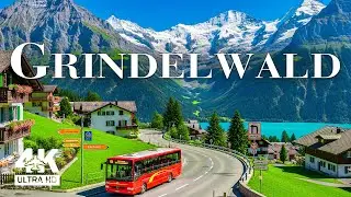 Grindelwald Switzerland 4K HDR | Majestic Swiss Alps, Emerald Valleys & Alpine Wonders | Travel 4K