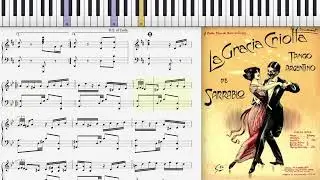 La Gracia Criolla by M. Sarrablo (1913, Tango piano solo)
