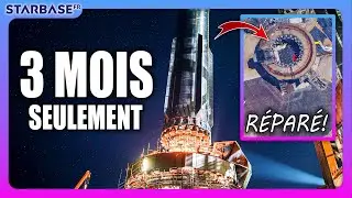 SpaceX r&eacute;pare son PAS DE TIR en un temps RECORD & pr&eacute;pare le second vol ! - Starship Update n&deg;89