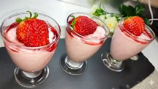 Холодный клубничный десерт Идеальный рецепт, который стоит попробовать немедленно! Асмр