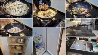 Fridge Deep Cleaning + Easy Creamy Pasta Recipe | Kitchen With Seemi Routine Video&rdquo;