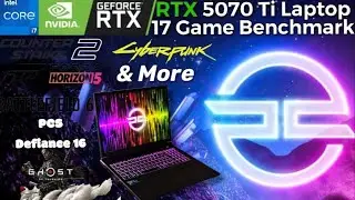 I7 14650HX RTX 5070 Ti Laptop 17 Game 1600P Benchmark
