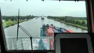 Traumhaft schöne Fahrt durch den NORD-OSTSEE-KANAL